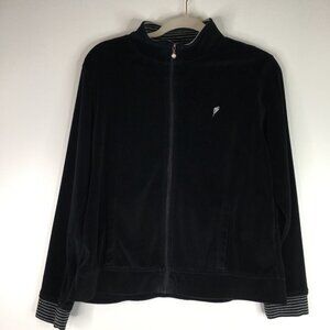 Pappagallo  Jacket Size M Black Velvet
